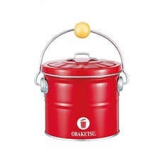 日本 OBAKETSU 手工製蚊香桶(小) 復古工業質感 露營蚊香罐 露營防蚊 戶外驅蟲, 紅色