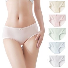 메이세컨드 여성 데일리 면 팬티 5종세트