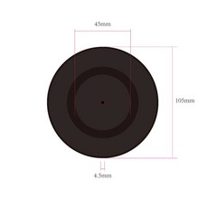 비닐 레코드 테이블 레트로 크리 액세서리 에이 CD 티브 장식 매트, nd, 10 5cm, 10 5cm bla