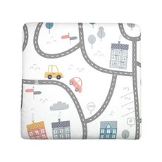 雪倫小舖嬰兒床圍，防撞床圍，防摔床圍，寶寶安全防護必備, 小汽車-一片入