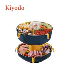Kiyodo 雙層旋轉火鍋備料籃, 1個