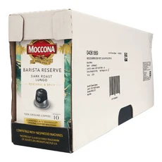Moccona Barista Reserve 深度烘焙加長 Lungo 咖啡膠囊 適用於NESPRESSO Original系列咖啡機, 100顆, 僅適用NESPRESSO Original系列的咖啡機