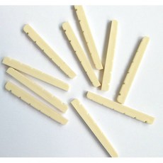 제네릭 10개 일렉트릭 기타 너트 플라스틱 43 x 3.4 Generic 10 pcs Electric Guitar Nuts Plastic 43 x 3.4 x 4.6-3.8 Ivo, 1개