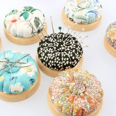 비본 자석 핀쿠션 바늘꽂이 핀봉 바늘보관 수예 가죽 북바인딩 재료, 단품, 1개