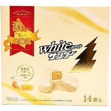 유라쿠제과 일본 블랙썬더 화이트 썬더 14개입 홋카이도 한정, 14개