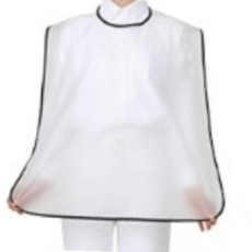 화이트 우레탄 방수턱받이 환자앞치마 요양원앞치마 노인턱받이 환자간병턱받이, 핑크