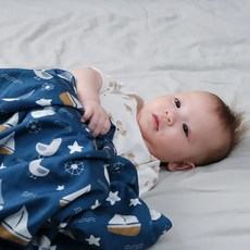 Anna&Eve 嬰幼兒安撫舒眠毯 78x98cm 多款選擇, 海鷗船長