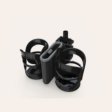 이유베이비 유모차 3in1 컵홀더 스마트폰 거치대, 블랙