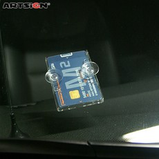 [오늘출고] 아트사인 주차케이스(흡착판)2373 5.4x8.6, 1개, 1개