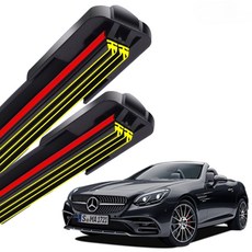 1+1 벤츠 SLC 전차종 순정 호환형 초밀착 와이퍼 윈도우 브러쉬 와이퍼블레이드, T2-SLC R172(17-20)-550+550/B1