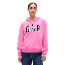GAP 여성용 로고 후드티 차콜 헤더 XS US