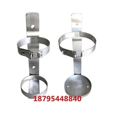 차량용소화기거치대 자동차 트렁크 고정 스틸 스테인레스 1kg 보관함, 4kg 스테인리스 건식 분말 소화기 거치대, 1개