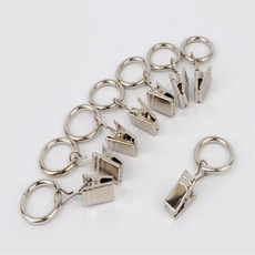 지니에 커튼링집게 커튼악세사리, 소 8P