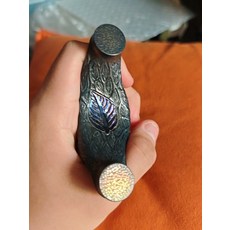 怪獸 大炮 樹皮紋 雕刻 靈蛇出洞 烤黑 硬化, 如圖所示, 1個