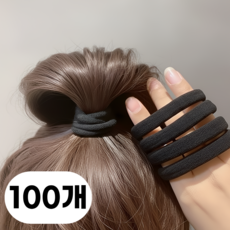 토베루 짱짱한 머리끈 검정 대용량 100p