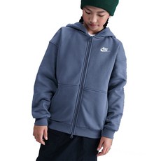 NIKE 中童 G NSW Club Fleece Oversized Full-Zip Hoodie 休閒外套