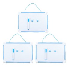 리에노 미니 화이트 보드 3p + 펜 3p + 자석단추 6p 세트 랜덤 발송, 본상품