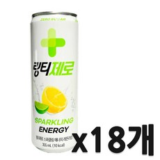 링티 제로에너지 레몬라임, 18개, 355ml