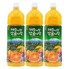 제주감귤 롯데 1.5L X 6펫, 3개