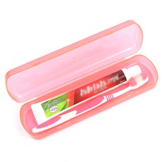 휴대용 칫솔케이스 칫솔통 여행용 출장 캠프 양치컵, 1개