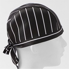 가득담기 스트라이프 주방모자 여자주방모자