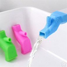 수도꼭지 실리콘 연장탭 연장 고리 수도 연결 세면대, 1개