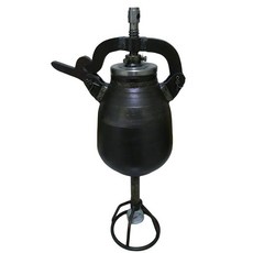 시장 뻥튀기 기계 노점상 튀밥 가정용 상업용 강냉이 쌀 주철냄비, 2.5kg 숙철 단일 냄비 게이지 포함, 기본 모델명/품번