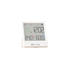 ProTap 電子溫溼度計 E1C 大螢幕數字顯示 溫濕測量 溫度計, 白, 1個