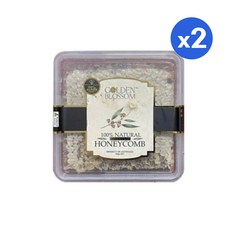[호주영양제직구+무료배송]GOLDEN BLOSSOM 골든블라썸 100% 천연 벌꿀집 밀랍꿀 허니콤, 350g, 2개