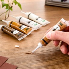 가구흠집페인트 스크레치보수 튜브형페인트 기스복원, 라이트월넛
