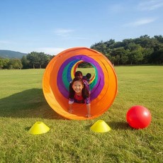 교구 실내놀이 운동회터널 90cm 3.6m 종합장애물 놀이터 단체게임도구 체육 실내체육