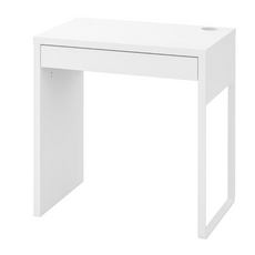 [withIKEA]이케아 책상 MICKE 미케 화이트 73x50 cm, 화이트_803.542.81, 없음