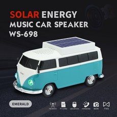 WSTER 汽車模型藍牙音箱, 1個, 祖母綠