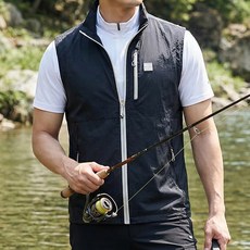 [품절임박 24시간 타임특가] 가볍고 시원한 남성 초경량 홑겹 바람막이 조끼 MBVM209