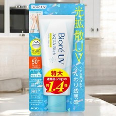 Biore 비오레 아쿠아리치 라이트업 톤업 선크림 100g, 1병