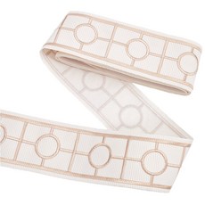 폴리에스터 자수 기하학 패턴 웨딩 드레스 코드 엘라스틱 레이스 세트, 1개, 리넨 380