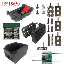 호환10/15/20/30 코어 18650 리튬 이온 배터리 21V 케이스 박스 PCB BMS 보호 회로 기판 Makita Lomvum Zhi, 01 China Mainland, 02 15X18650BOXPCB