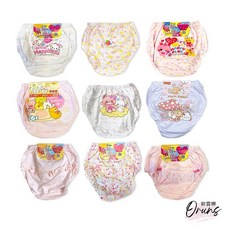 Oluna 女童卡通包褲 4件組 三角褲 學習褲, 1個, 蕾絲蝴蝶結,130(L) x4件