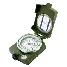 초정밀 나침반 등산 캠핑, 1개, 캐모플라주 녹색