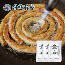 [대한곱창]소곱창220g(참소스20g포함) + (증정)치즈스노윙시즈닝5g, 3개, 220g