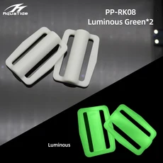 2PCS 스쿠버 다이빙 백플레이트 웨빙 조절 가능한 버클 POM 발광 키퍼 5cm 적합 강력하고 내구성 있는 BCD, 02 Luminous Green