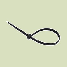 HD 케이블타이 전선 봉지 정리 고정 검정색 10cm 100개, 1개