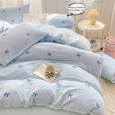 이불커버세트 침구 겨울 호텔식 침대 3pcs 우아한 장미 자수 침구 세트 레이스 이불 커버 세트 (1 * 이불