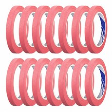 OON 마스킹 테이프 분홍색 10mm, 14개