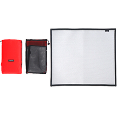 캠핑 방염매트 방염포 난로 화로대 방열 시트 실리콘 코팅 버너 받침대, 그레이 M, 1개