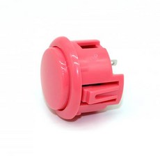아케이드 푸시 버튼 PC 클릭 사운드 30MM DIY USB 게임 스위치 스타일 24MM 교체, Pink 30mm