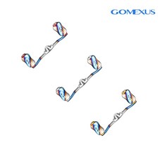 GOMEXUS 고멕서스 T22 올티탄 더블핸들 100mm 티타늄 튜닝핸들 29.6g, 다이와／레드-THD100T22SJRD, 1개