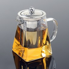 키알리 후아티 내열 유리 티포트 주전자 홍차 차우리는 차포트 티팟, 700ml