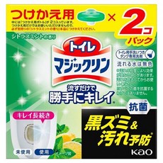 Kao 花王 馬桶神奇清潔刷 柑橘薄荷香 補充包 2入, 1個, 160g