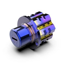 자동차 오토바이 키 알루미늄 티타늄 번 헥사곤 비트 장식, 2. B, 1개